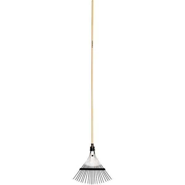 Løvrive Fiskars 5170 med 20 pinner, svart